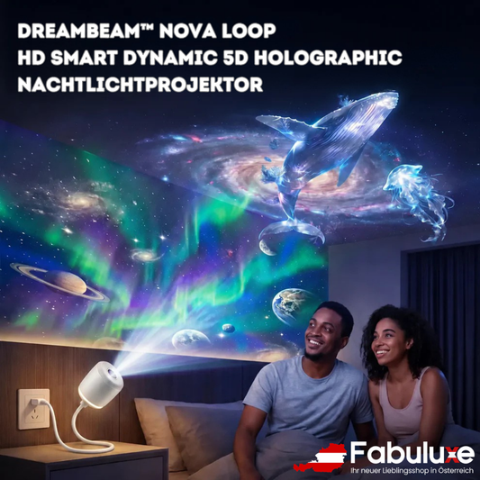 TraumLicht™ | Magischer Raumprojektor - Verwandle dein Zimmer in eine magische Galaxie aus Licht