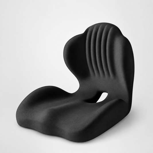 SitzWohl™ Ergonomisches Sitzkissen mit Rückenstütze