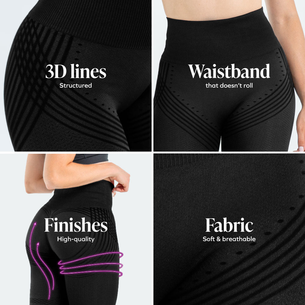Sculptiva™ 3D-Shaping-Leggings – Eine glatter wirkende Silhouette & Komfort im Alltag