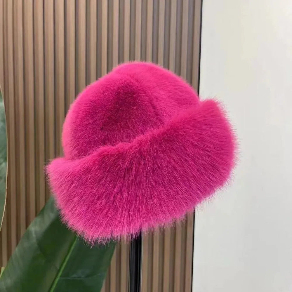 Fellora™ | Elegante Kunstfellmütze – Flauschige Wärme & stilvoller Winterlook