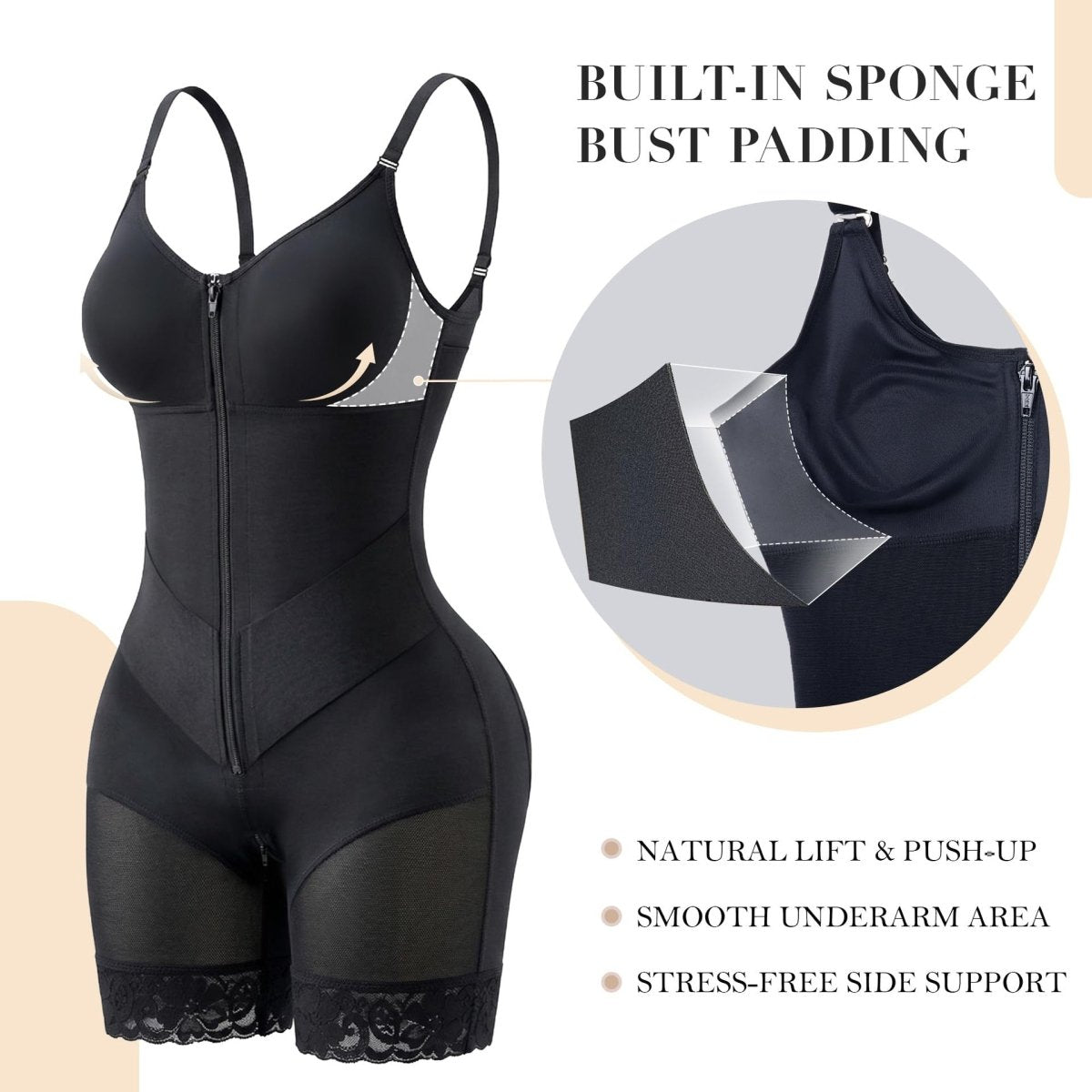 Zenvyra™ V-Shape-Shaping-Body – Formende Unterstützung für Bauch, Taille & Rücken