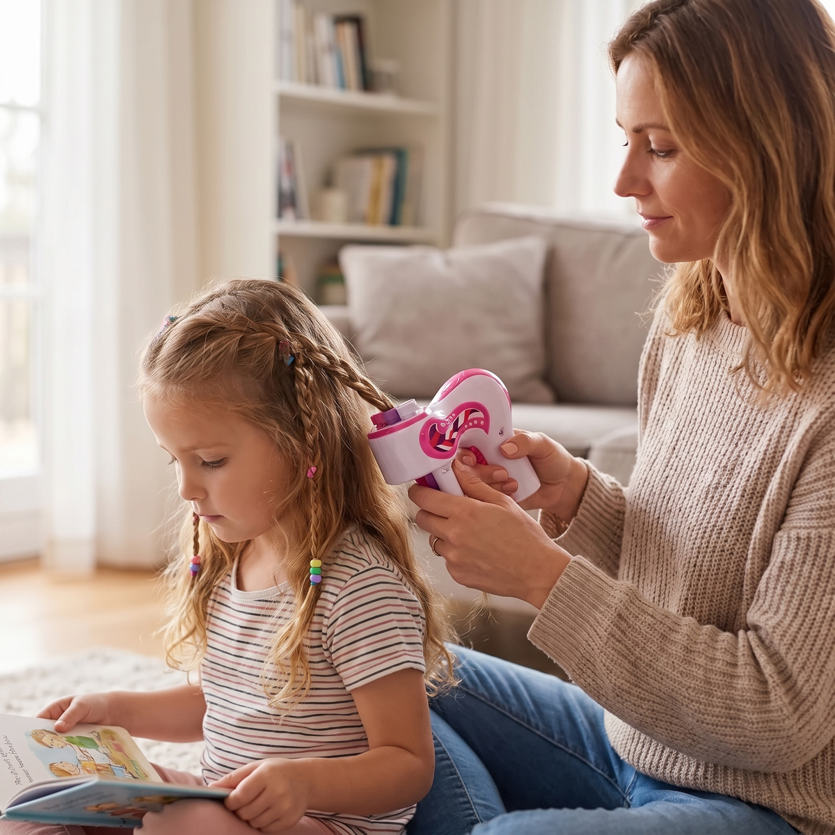 Twistella™ Automatischer Haarflechter für Kinder – Kreative Flechtfrisuren in Sekunden