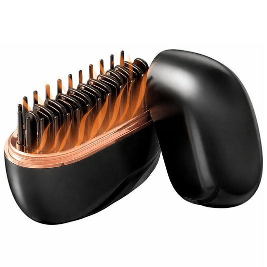 SwiftLuxe™ | Kabellose Mini-Haarglättungsbürste – Glattes Haar, weniger Frizz & Styling für unterwegs