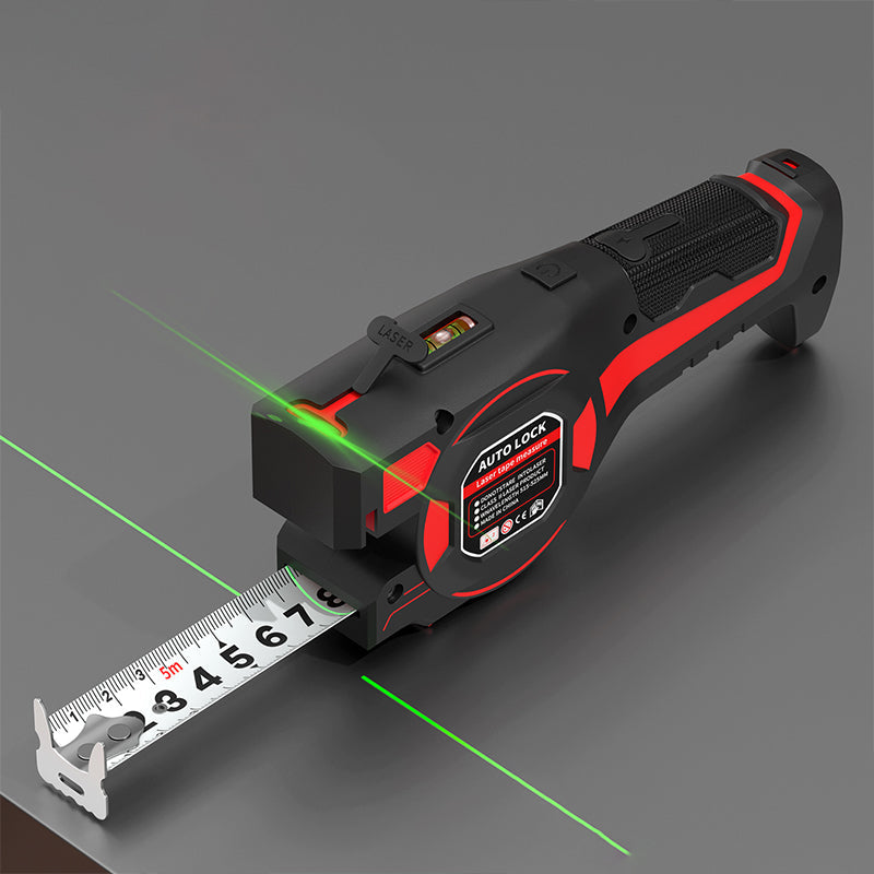 LaserMate™ | 2-in-1 Maßband | Präzises Messen & Ausrichten mit integriertem Laser