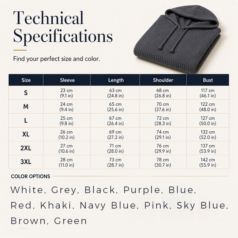 VintaKnit™ Damen-Strick-Hoodie im Vintage-Look – Kuscheliger Komfort & lässiger Oversized-Style