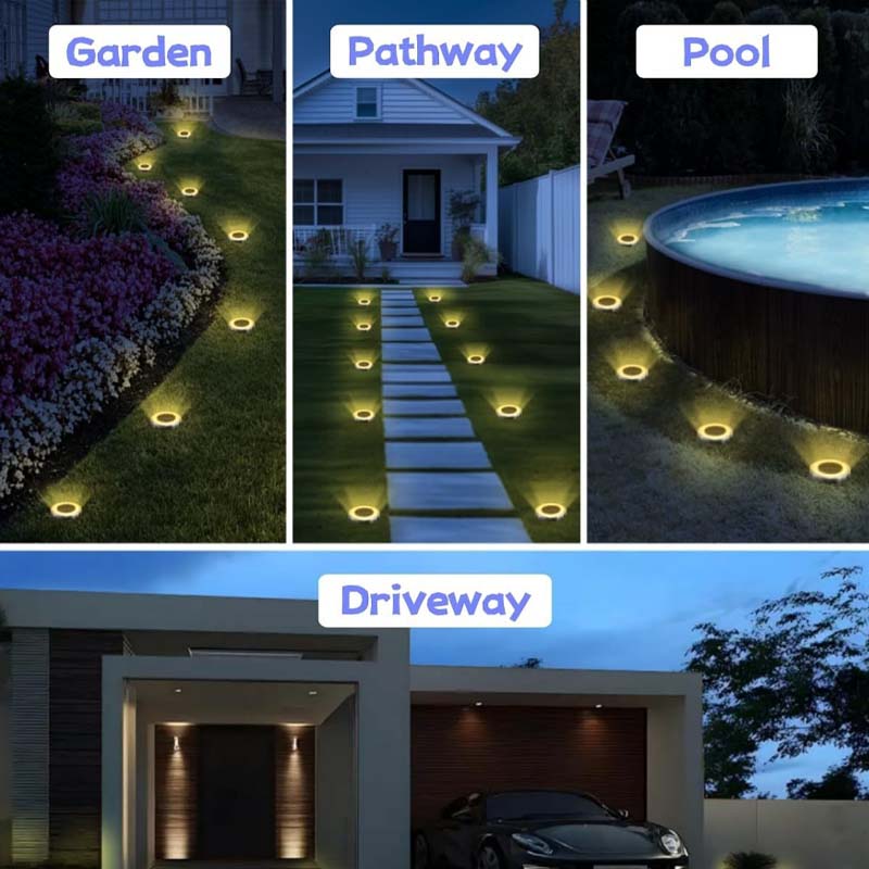 TerraGlow™ Solar-Gartenleuchten | Stimmungsvolle Gartenwege ohne Kabel