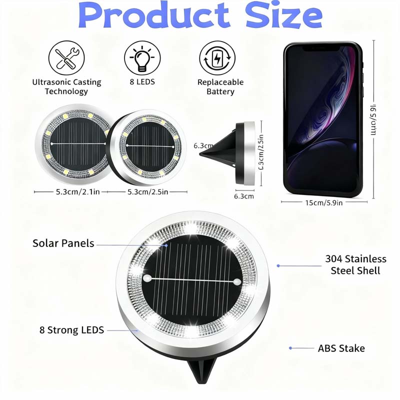 TerraGlow™ Solar-Gartenleuchten | Stimmungsvolle Gartenwege ohne Kabel