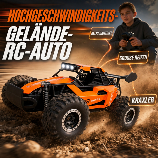 TerraRex™ Hochgeschwindigkeits-RC-Geländewagen – 4WD-Offroad-Action, stabile Fahrt & starke Federung