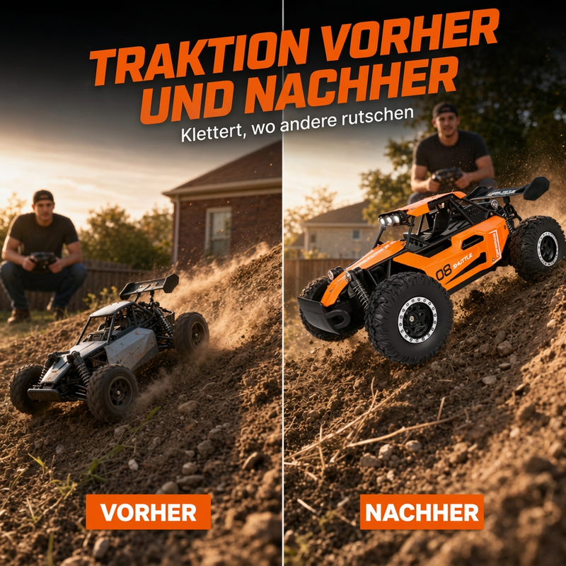 TerraRex™ Hochgeschwindigkeits-RC-Geländewagen – 4WD-Offroad-Action, stabile Fahrt & starke Federung