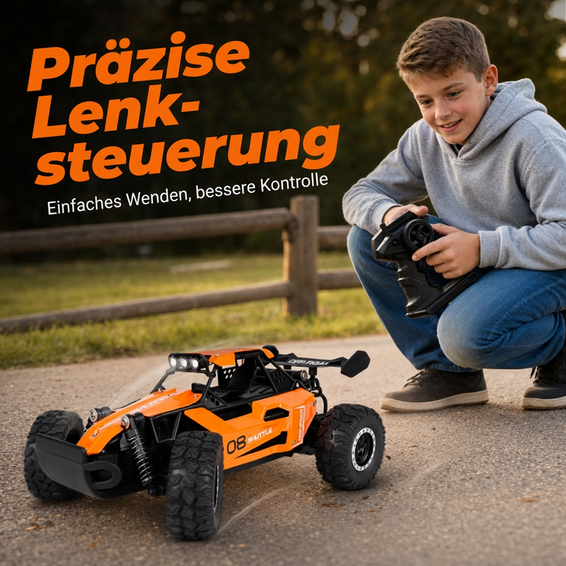 TerraRex™ Hochgeschwindigkeits-RC-Geländewagen – 4WD-Offroad-Action, stabile Fahrt & starke Federung
